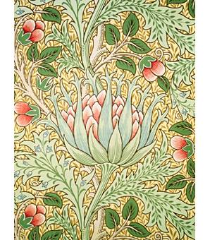 Morris and Co: artichoke wallpaper